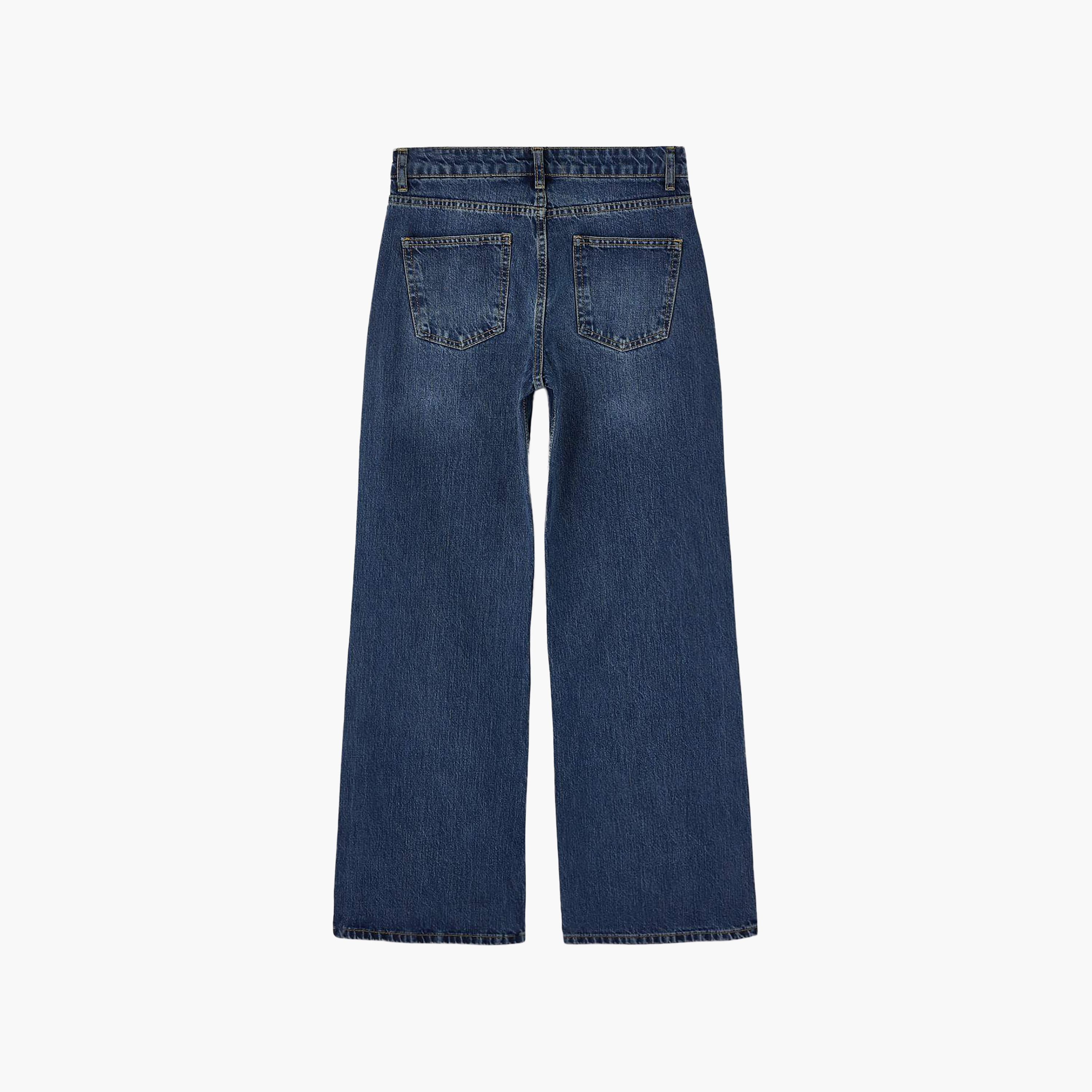 Trendyolmilla Blue Cotton Women's Straight Jeans-women-clothing-jeans-image-5