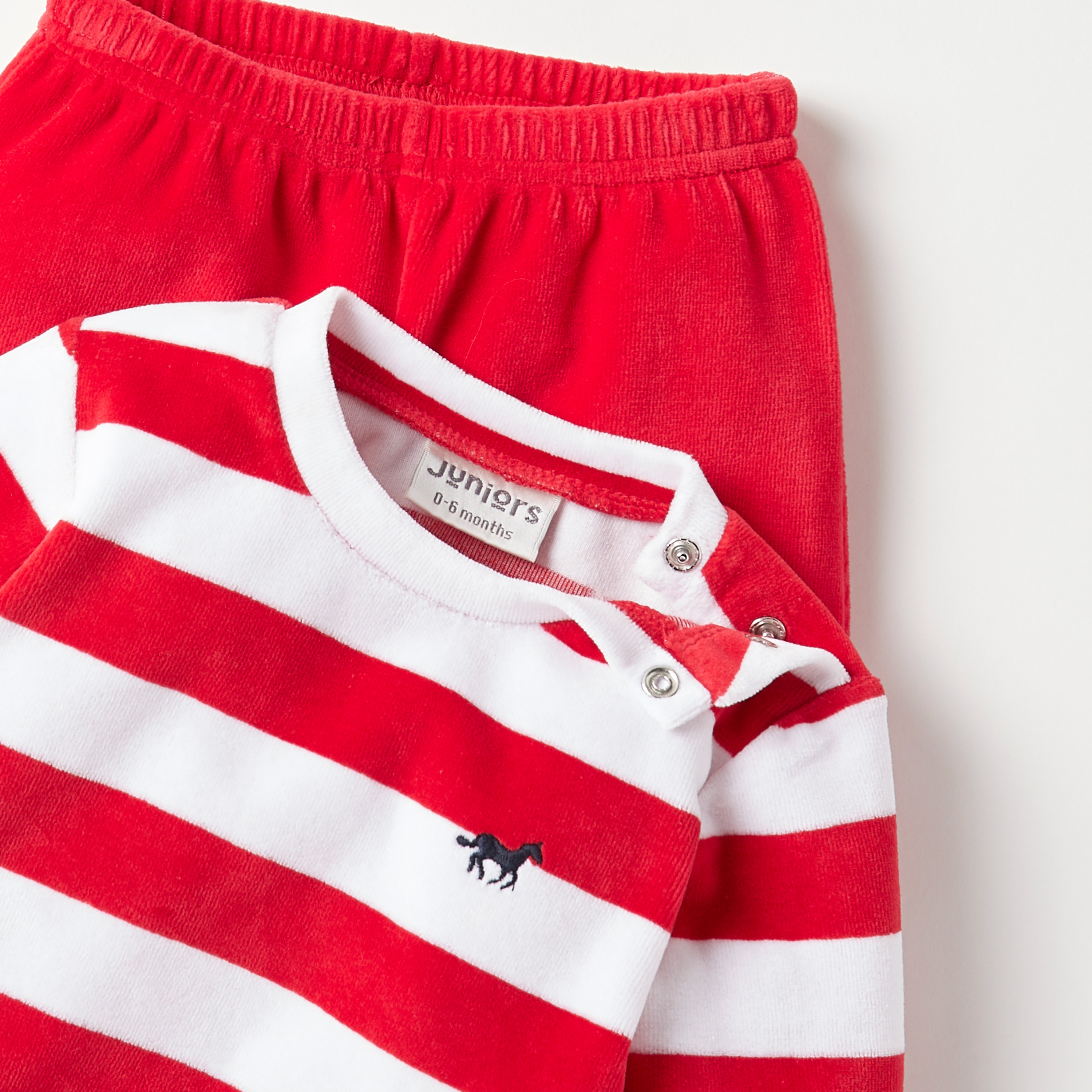 Juniors Striped Long Sleeves T-shirt and Pyjama Set-baby-boys-clothing-nightwear-pyjamasets-image-4