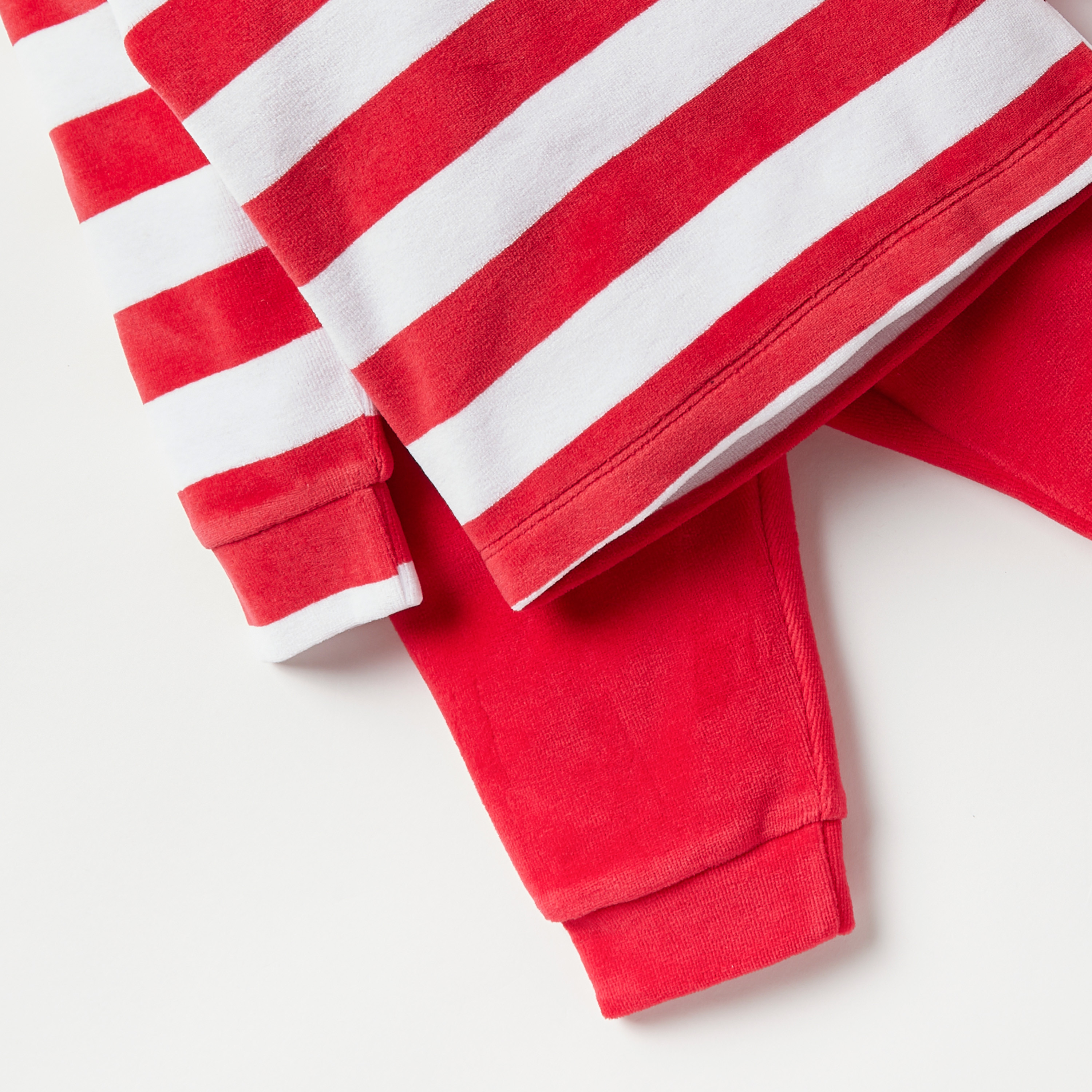 Juniors Striped Long Sleeves T-shirt and Pyjama Set-baby-boys-clothing-nightwear-pyjamasets-image-5