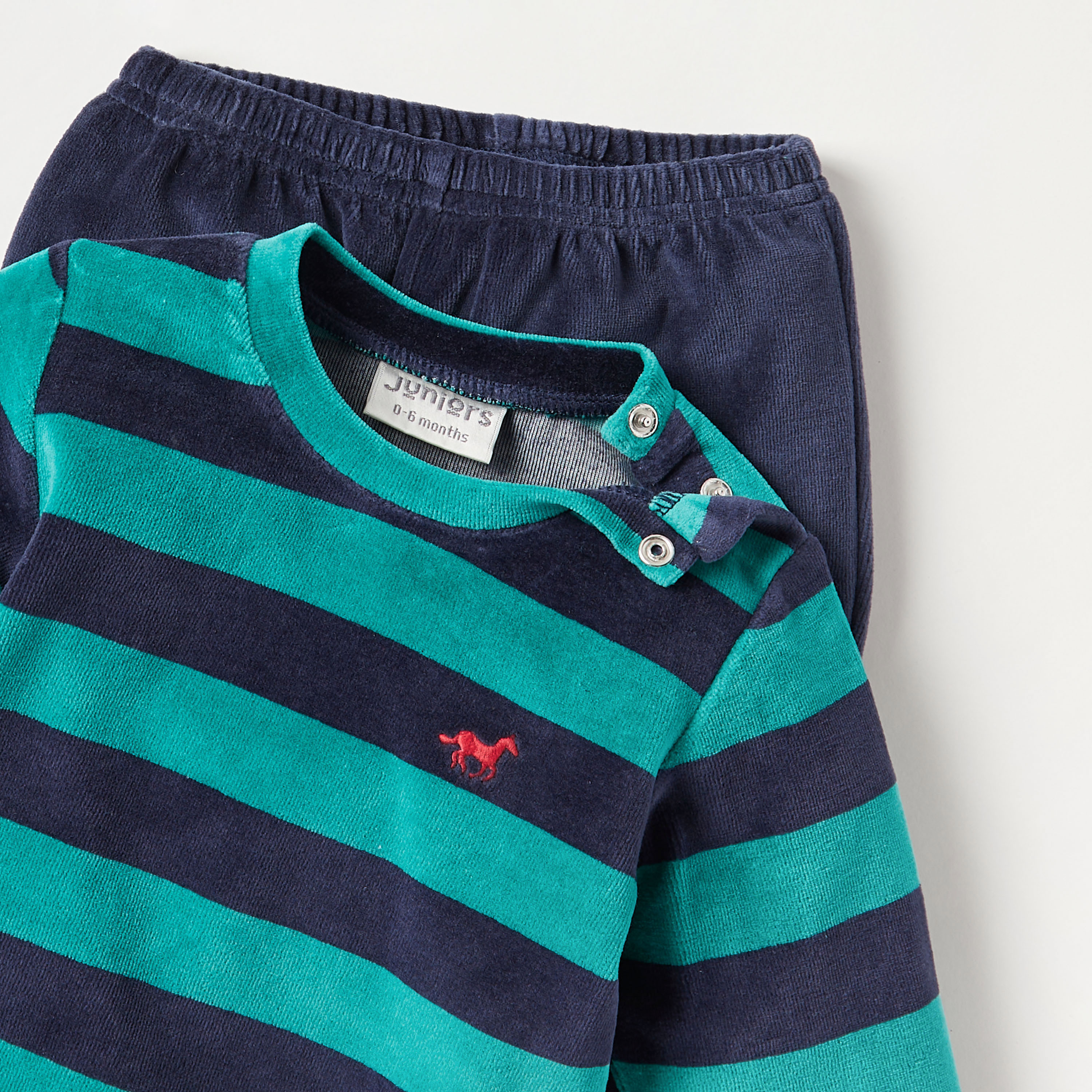 Juniors Striped T-shirt and Pyjama Set-baby-boys-clothing-nightwear-pyjamasets-image-4