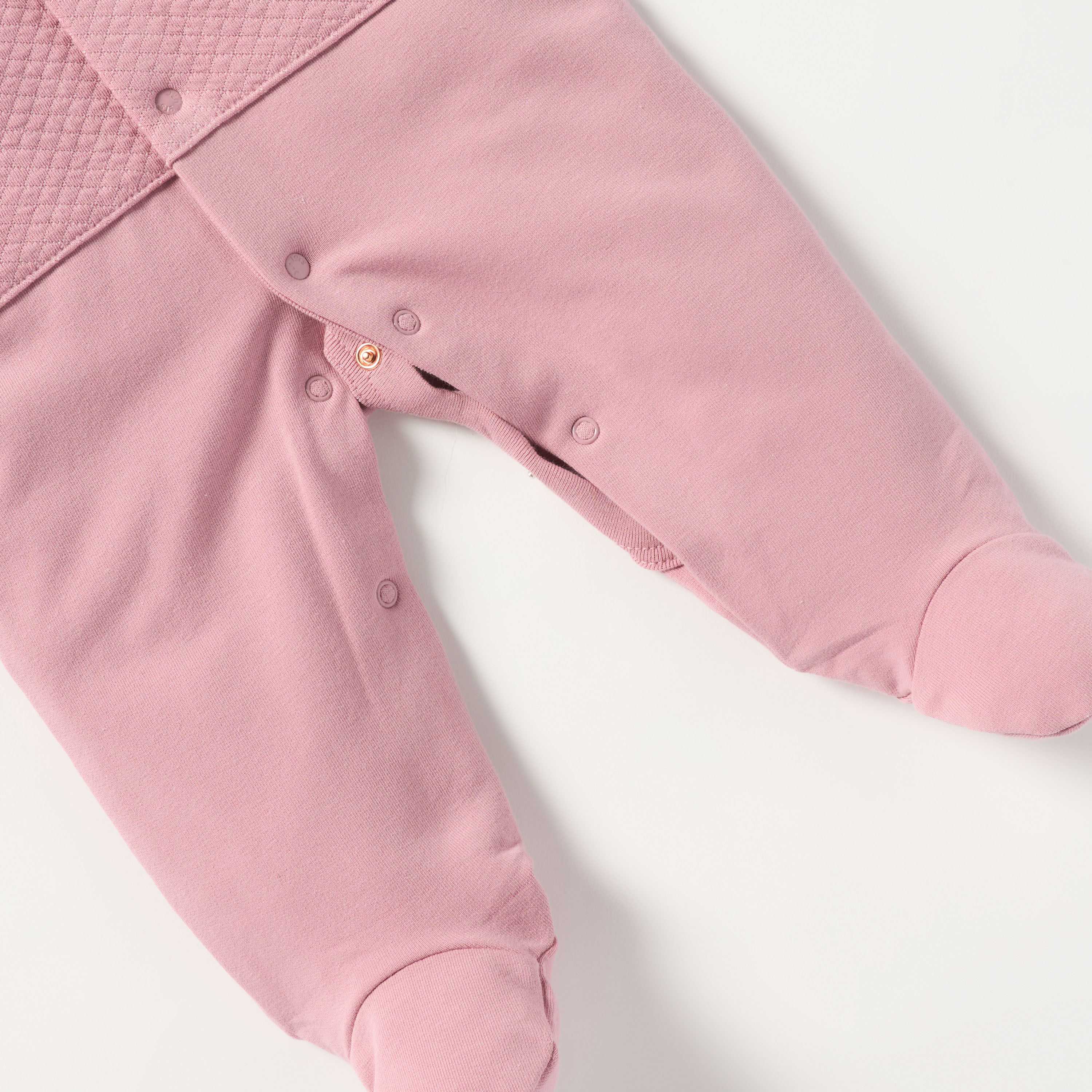 Juniors Ear Applique Hooded Closed Feet Sleepsuit with Button Closure-baby-girls-clothing-nightwear-sleepsuits-image-4