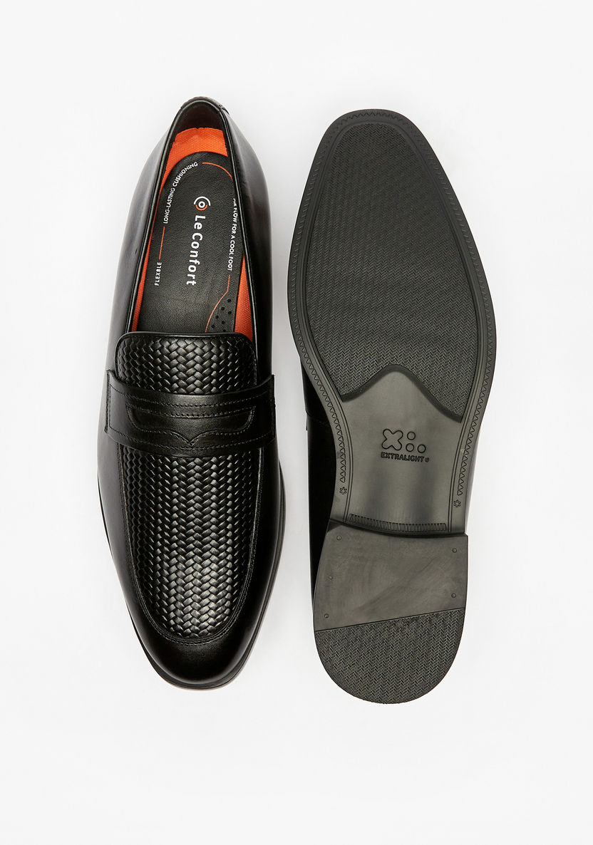 Buy Men's Le Confort Textured Slip-On Penny Loafers Online ...