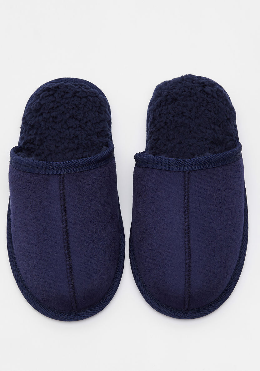 Solid Slip-On Mules-Boy%27s Bedroom Slippers-image-4