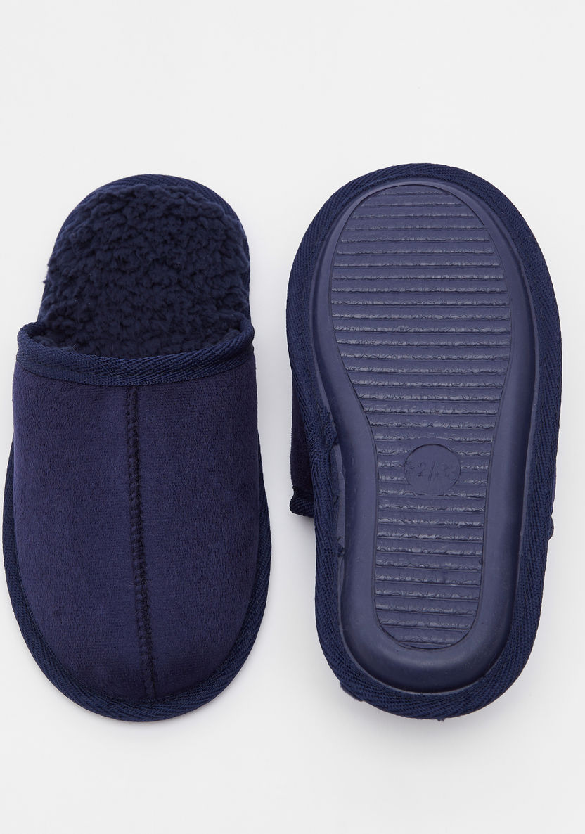 Solid Slip-On Mules-Boy%27s Bedroom Slippers-image-5