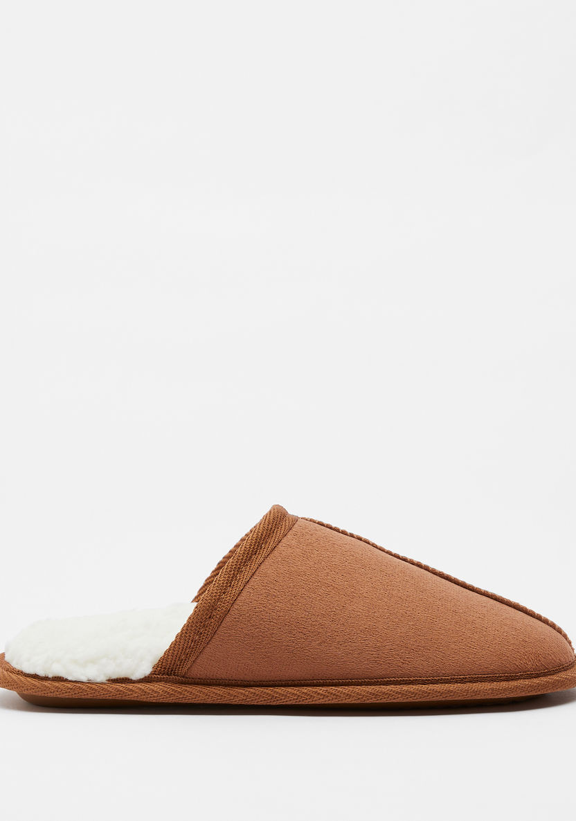 Solid Slip-On Mules-Boy%27s Bedroom Slippers-image-0