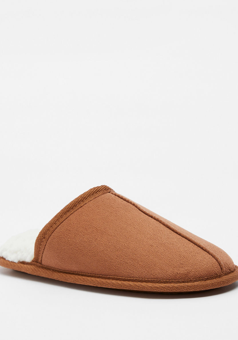 Solid Slip-On Mules-Boy%27s Bedroom Slippers-image-1