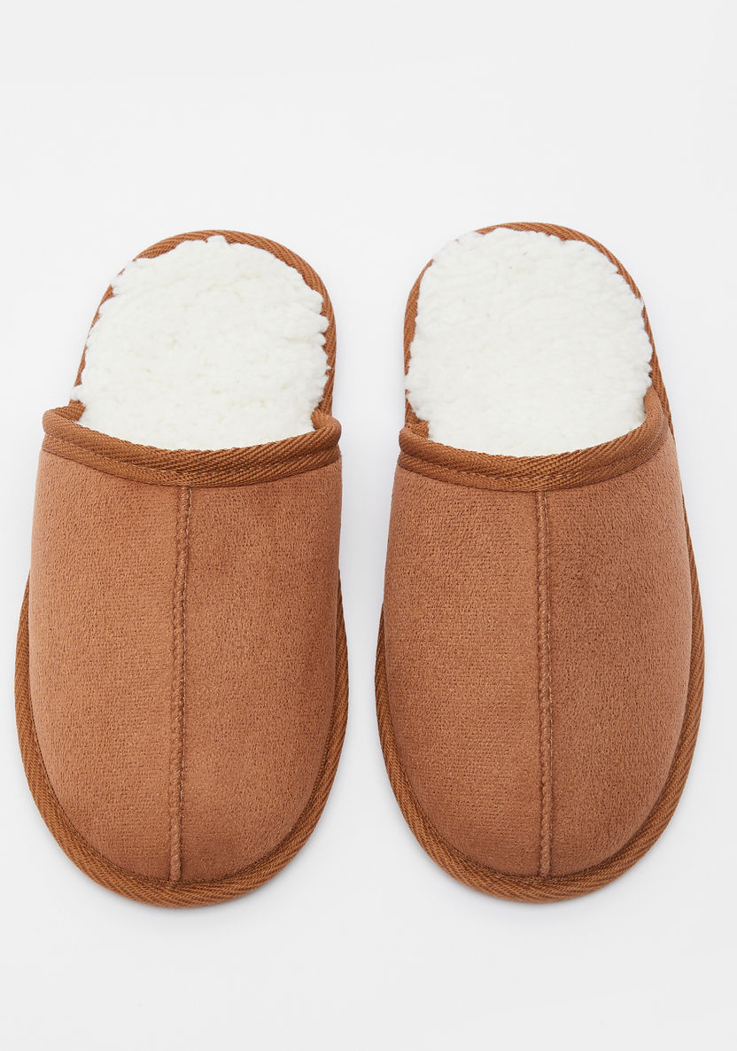 Solid Slip-On Mules-Boy%27s Bedroom Slippers-image-3