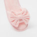 Bow Accented Open Toe Slip-On Bedroom Slippers-Girl%27s Bedroom Slippers-thumbnailMobile-4