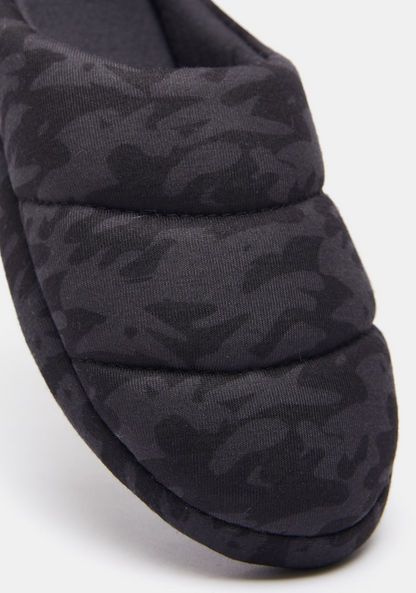 Printed Slip-On Slide Slippers-Boy%27s Bedroom Slippers-image-4