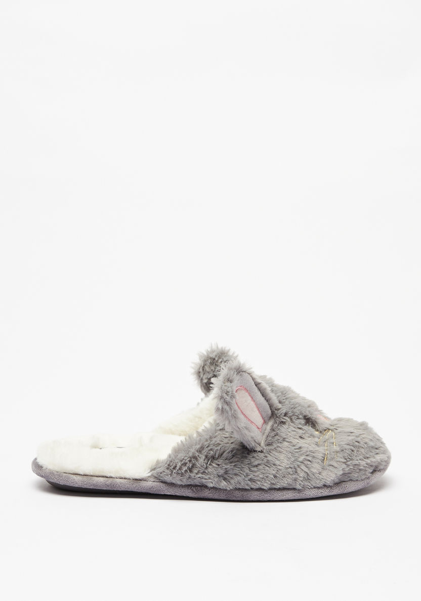 Cozy Rabbit Faux Fur Bedroom Slippers-Women%27s Bedroom Slippers-image-2