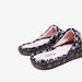 Cozy Printed Slip-On Bedroom Slippers with Bow Applique-Women%27s Bedroom Slippers-thumbnail-2