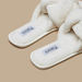 Cozy Plush Slip-On Slide Slippers with Knot Detail-Women%27s Bedroom Slippers-thumbnailMobile-2