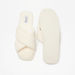 Cozy Textured Slip-On Cross Strap Bedroom Slides-Women%27s Bedroom Slippers-thumbnailMobile-4