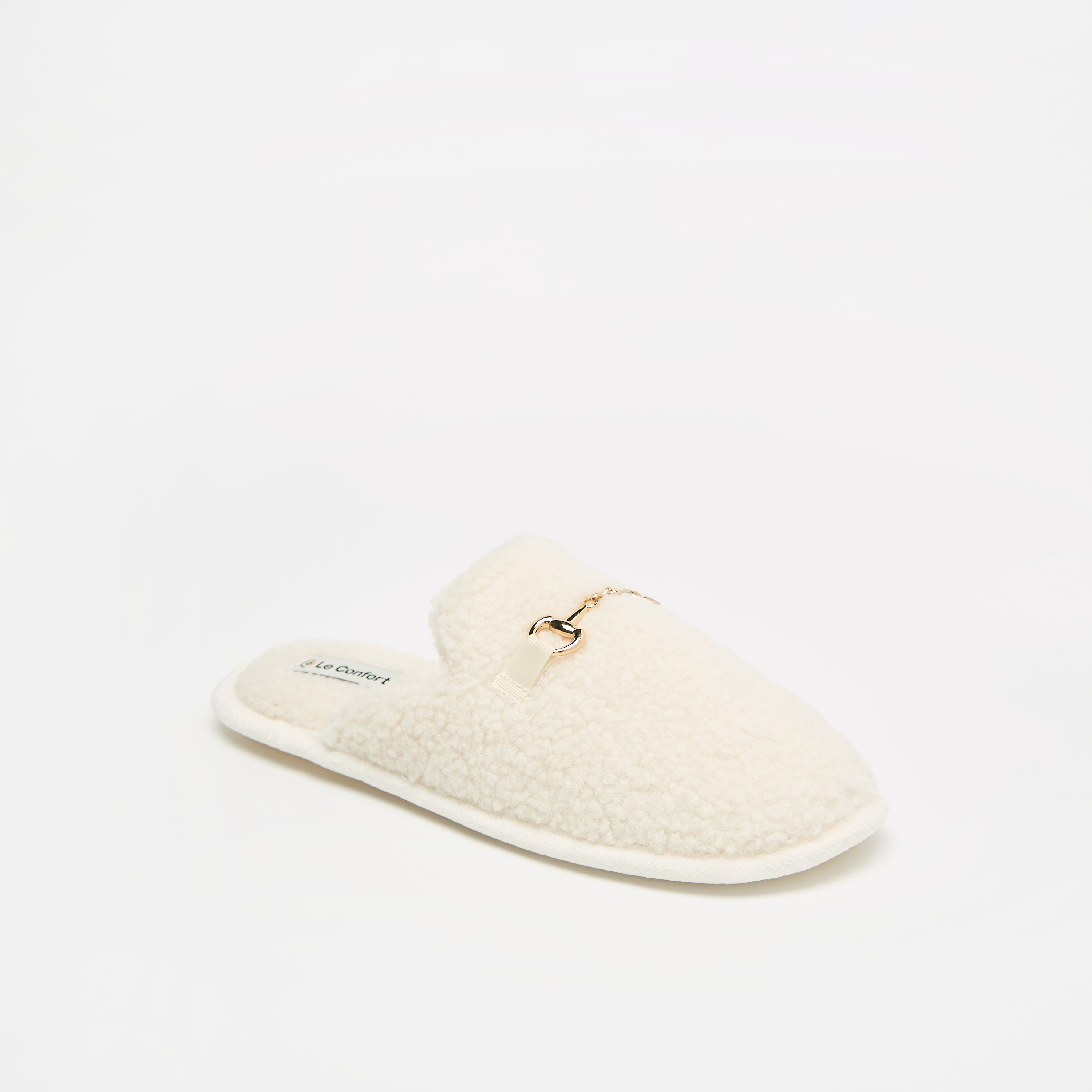 شبشب غرفة نوم  بزينة معدن من لو كونفورت-women-shoes-bedroomslippers-image-2