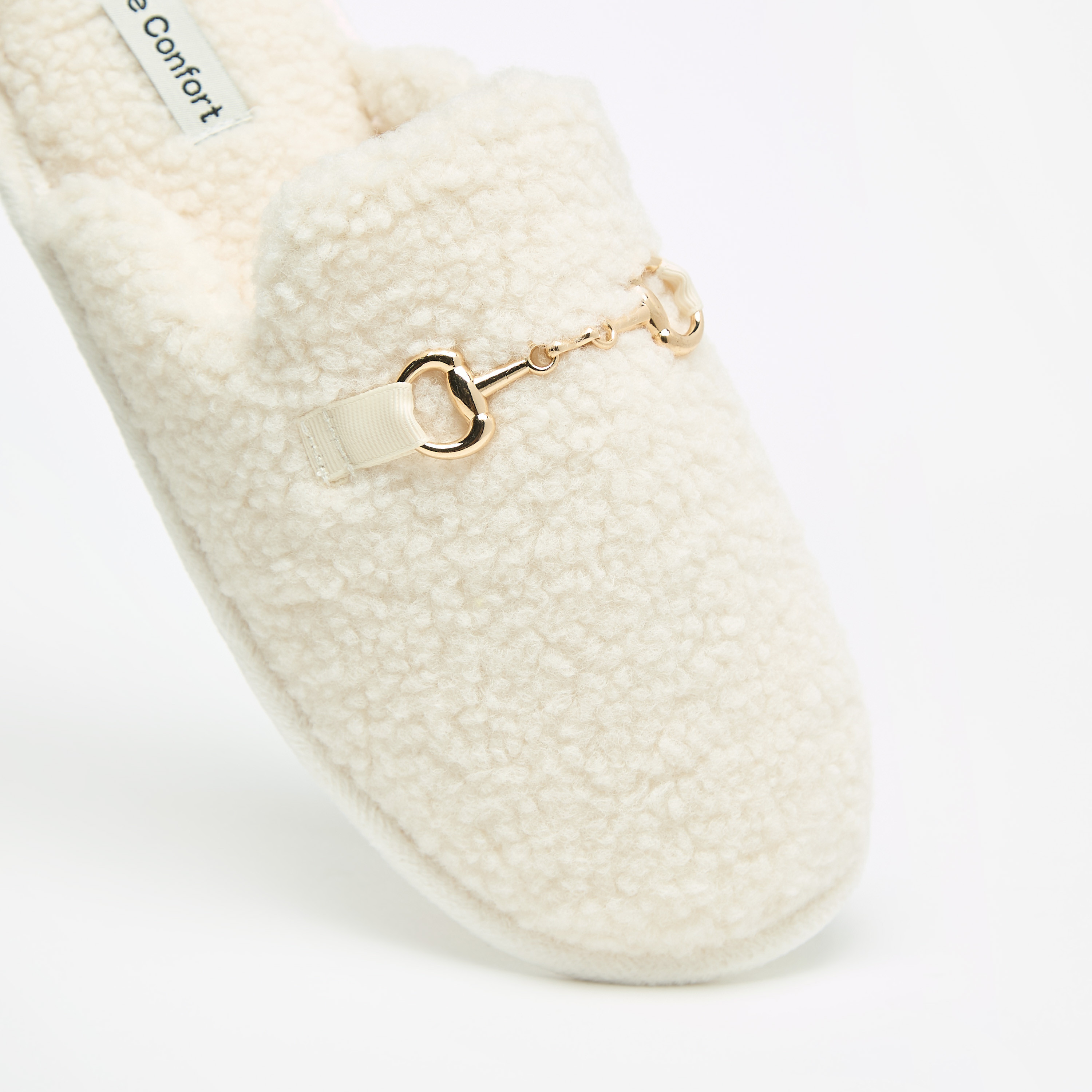 شبشب غرفة نوم  بزينة معدن من لو كونفورت-women-shoes-bedroomslippers-image-4