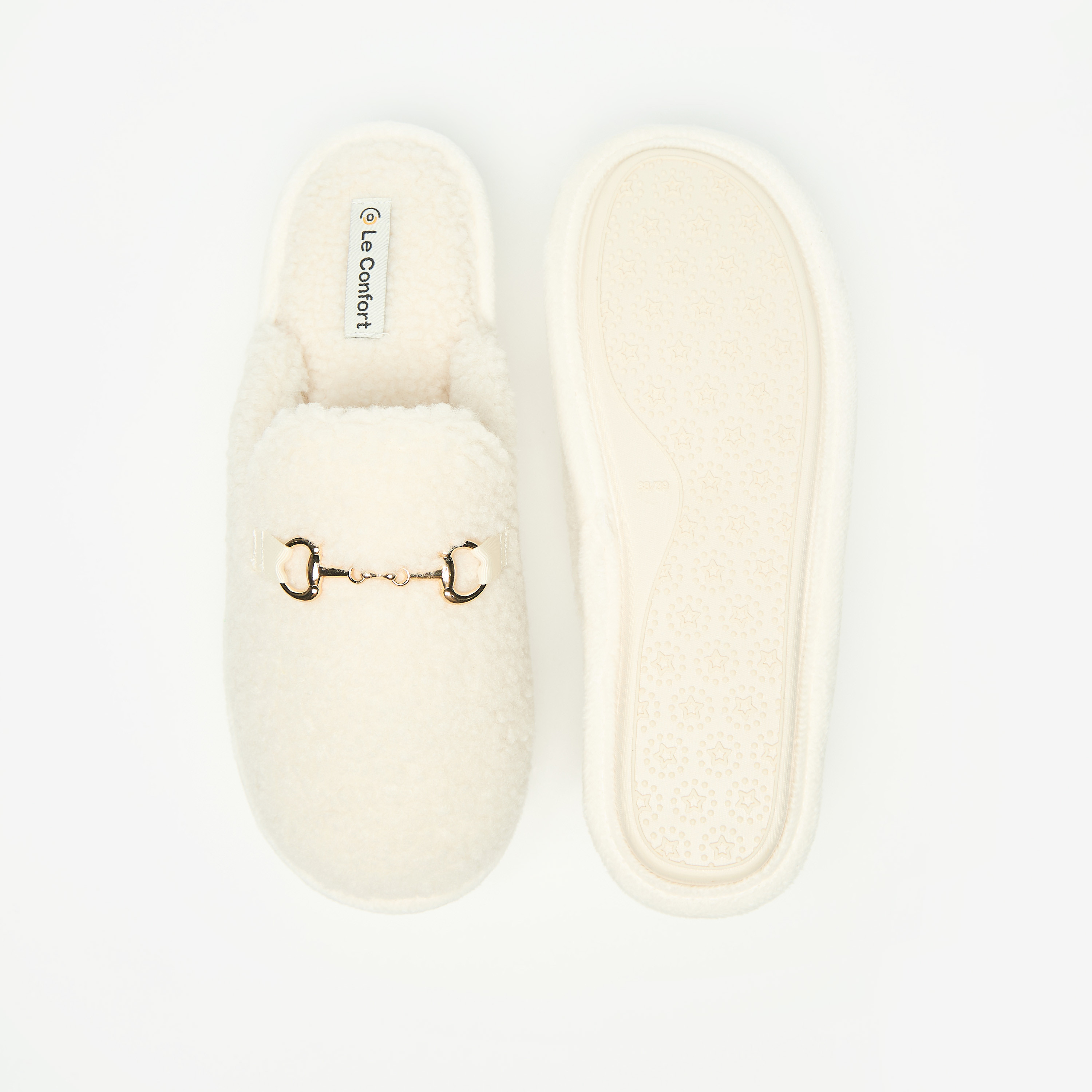 شبشب غرفة نوم  بزينة معدن من لو كونفورت-women-shoes-bedroomslippers-image-5