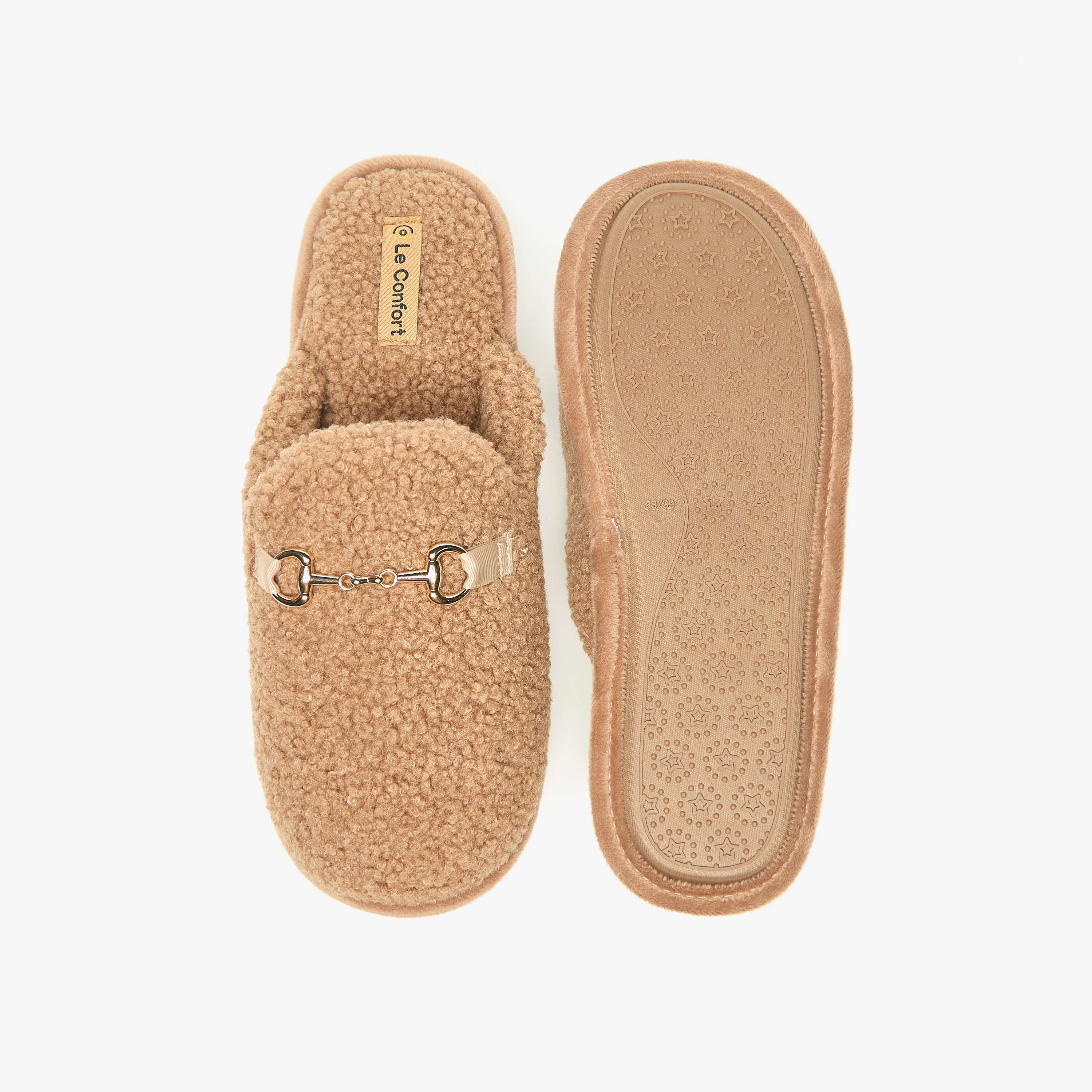 شبشب غرفة نوم  بزينة معدن من لو كونفورت-women-shoes-bedroomslippers-image-5