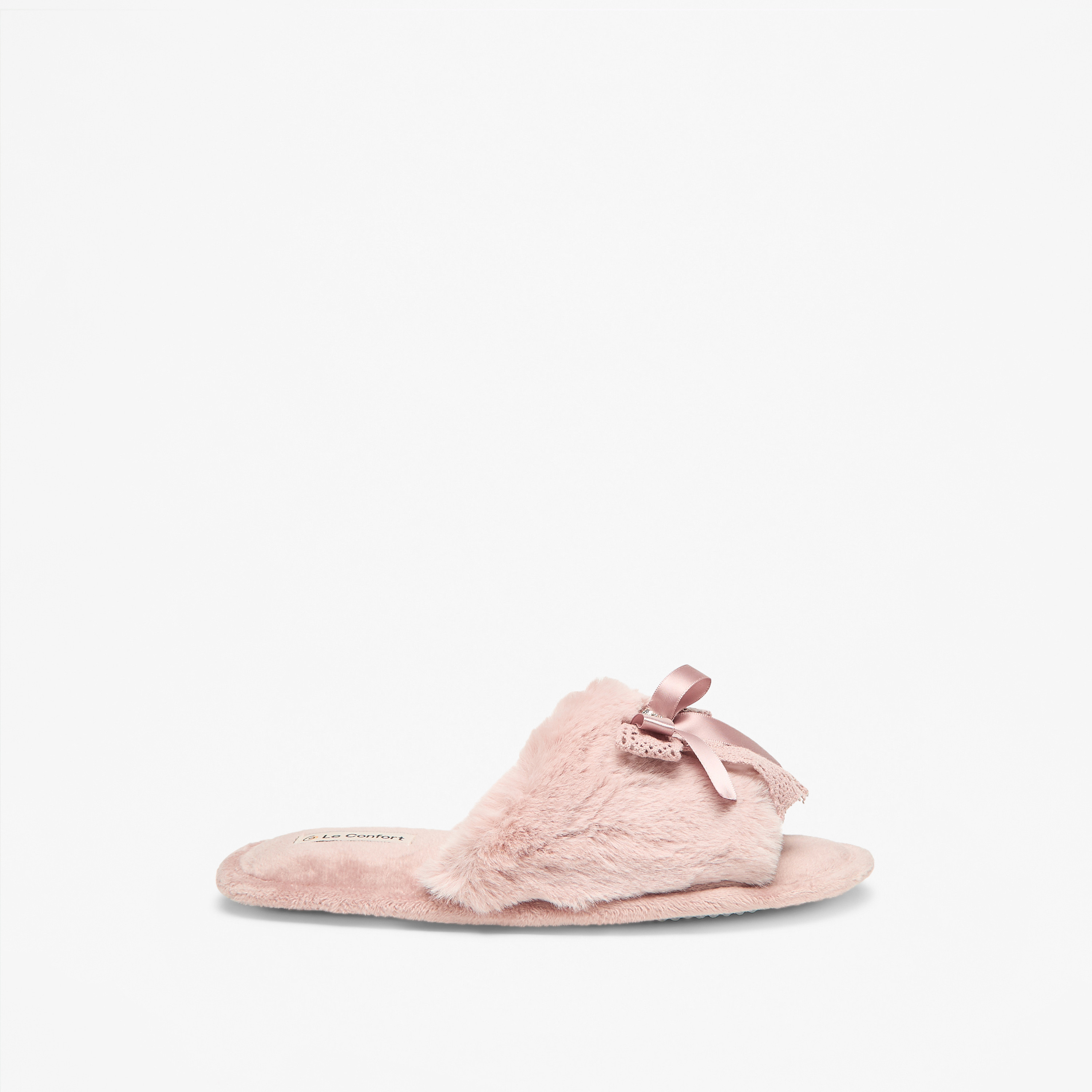 شبشب غرفة نوم بفرو صناعي للنساء من لو كونفورت-women-shoes-bedroomslippers-image-3
