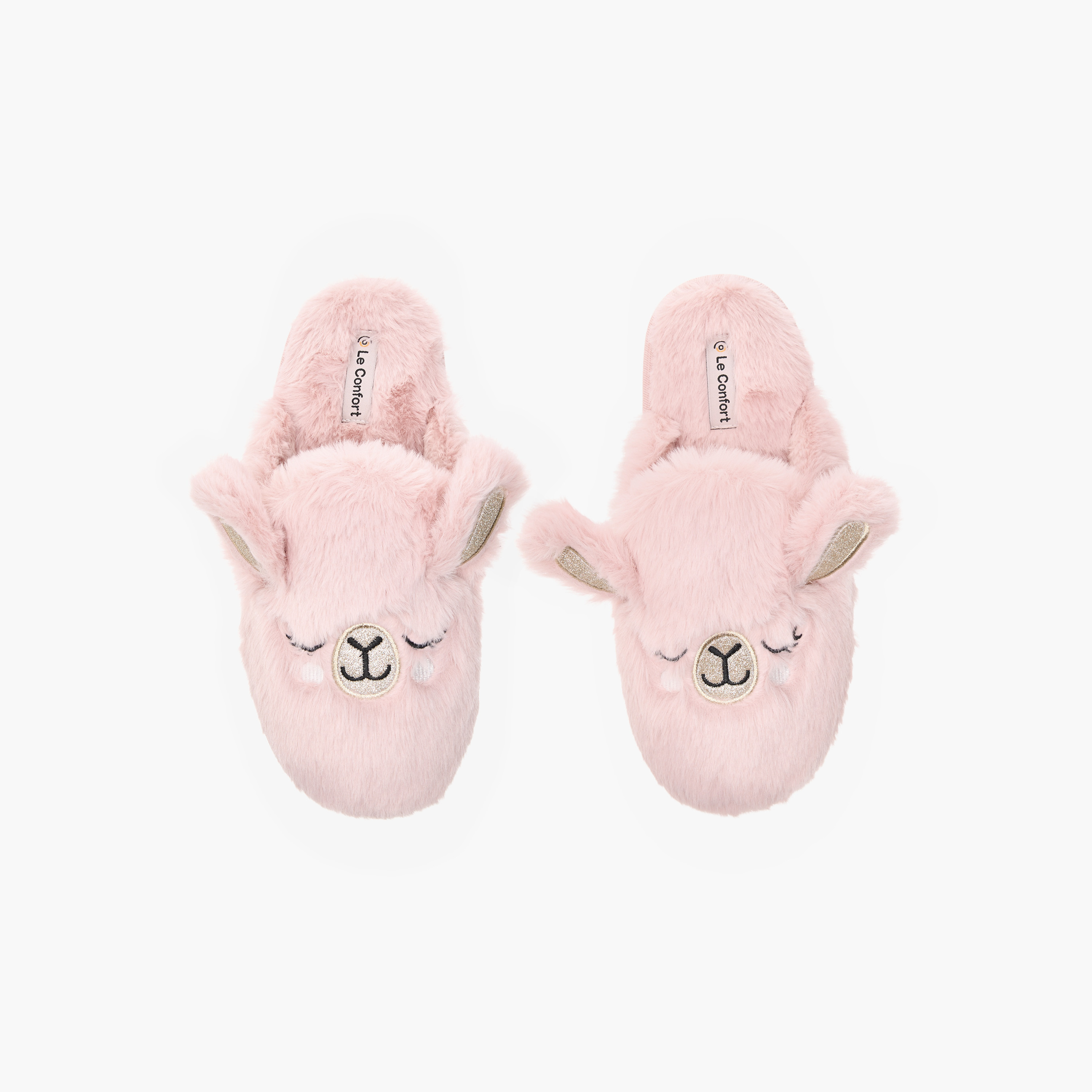 حذاء ميول لغرفة النوم بزخارف أذن من لو كونفورت-women-shoes-bedroomslippers-image-1