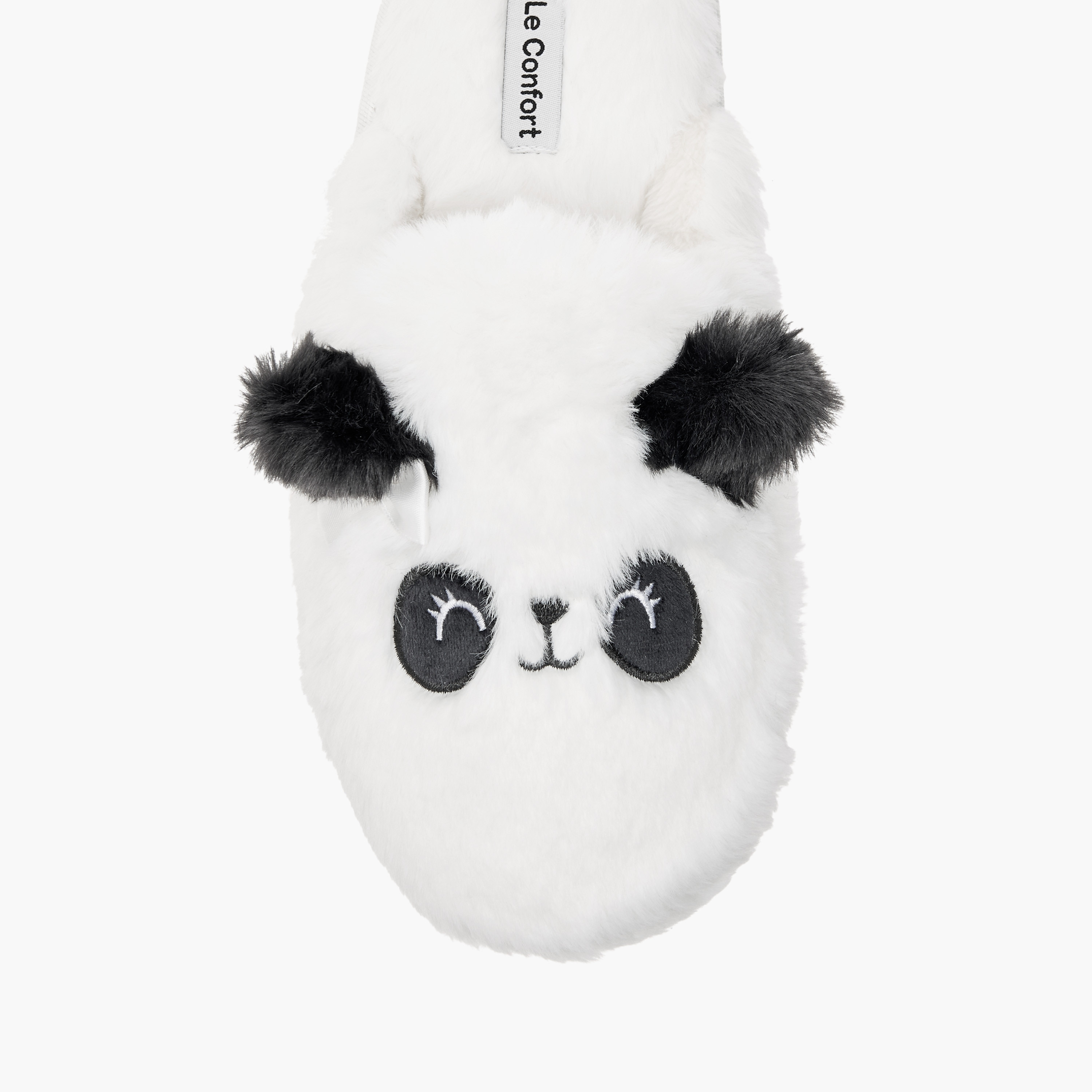Le Confort Panda Ear Applique Faux Fur Bedroom Mules-women-shoes-bedroomslippers-image-3