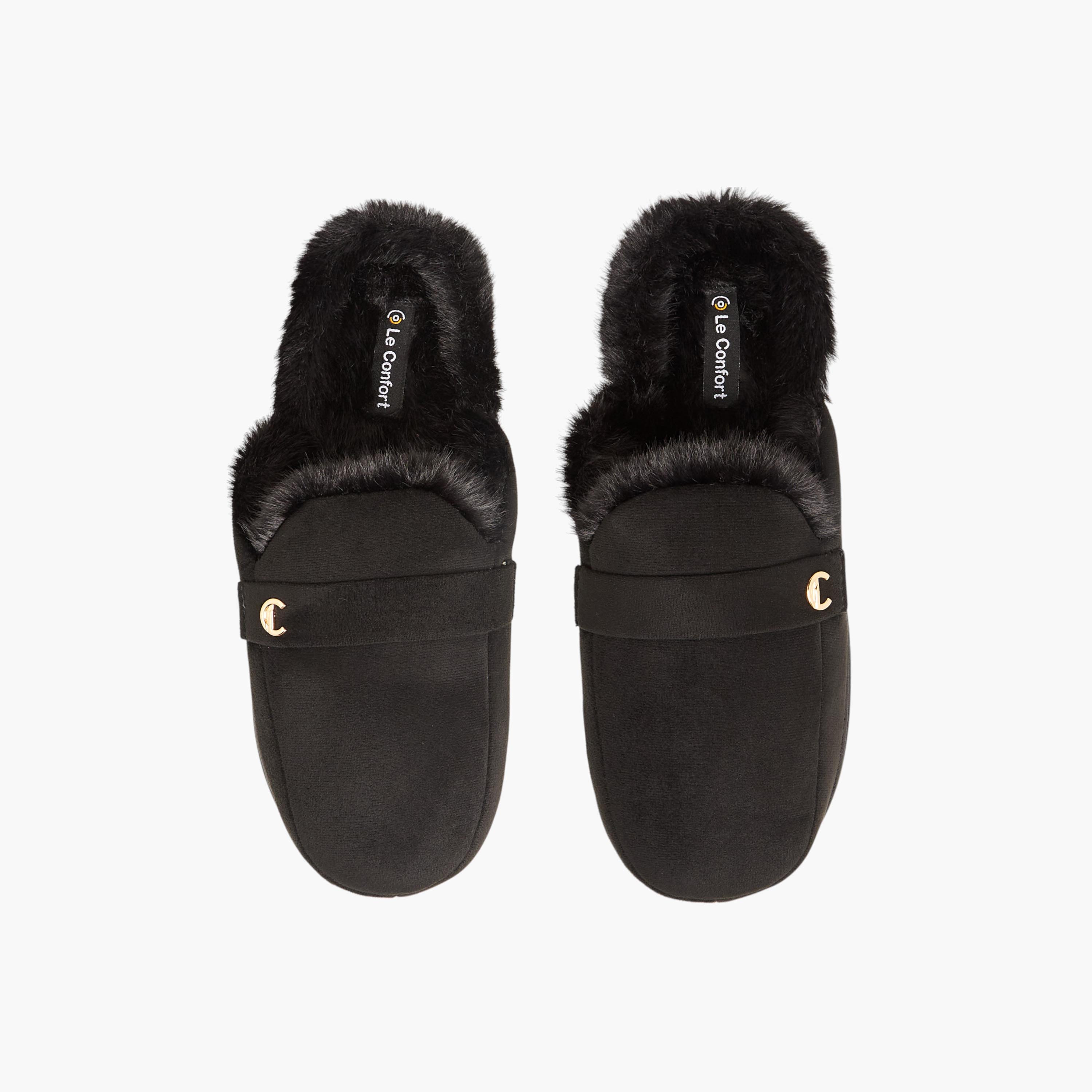 حذاء ميول لغرفة النوم بارز الملمس وسهل الارتداء من لو كونفورت-women-shoes-bedroomslippers-image-1