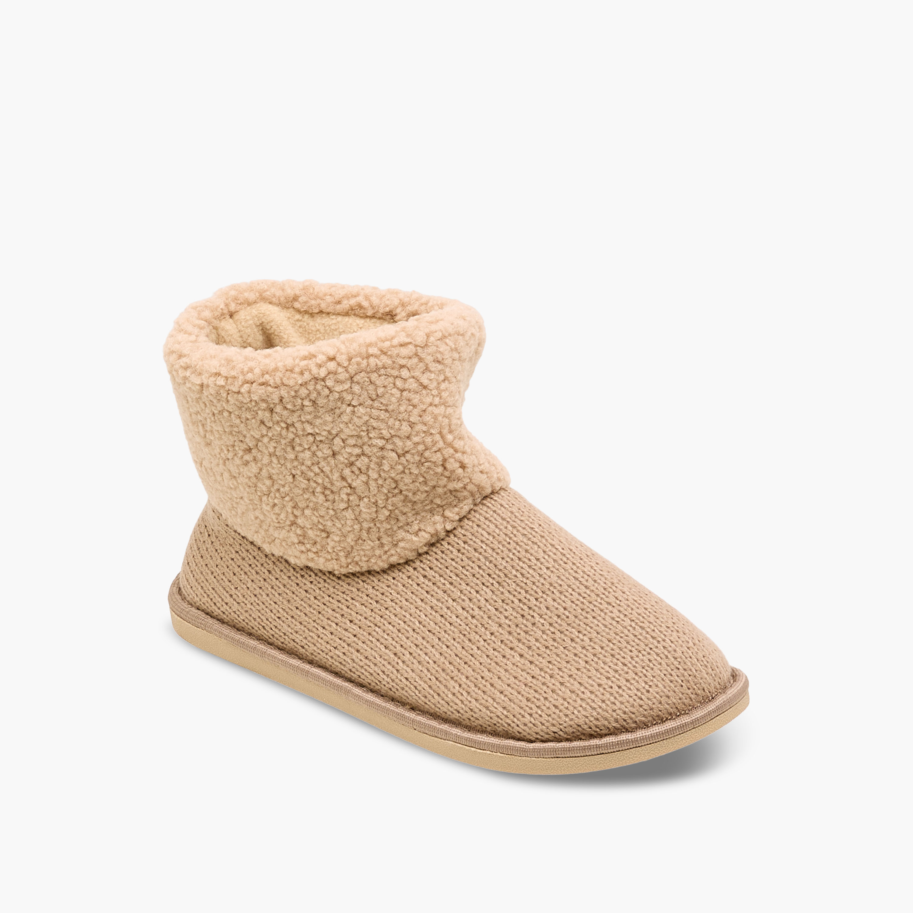 Le Confort Women Sherpa Detail Slipper Boots-women-shoes-boots-image-2