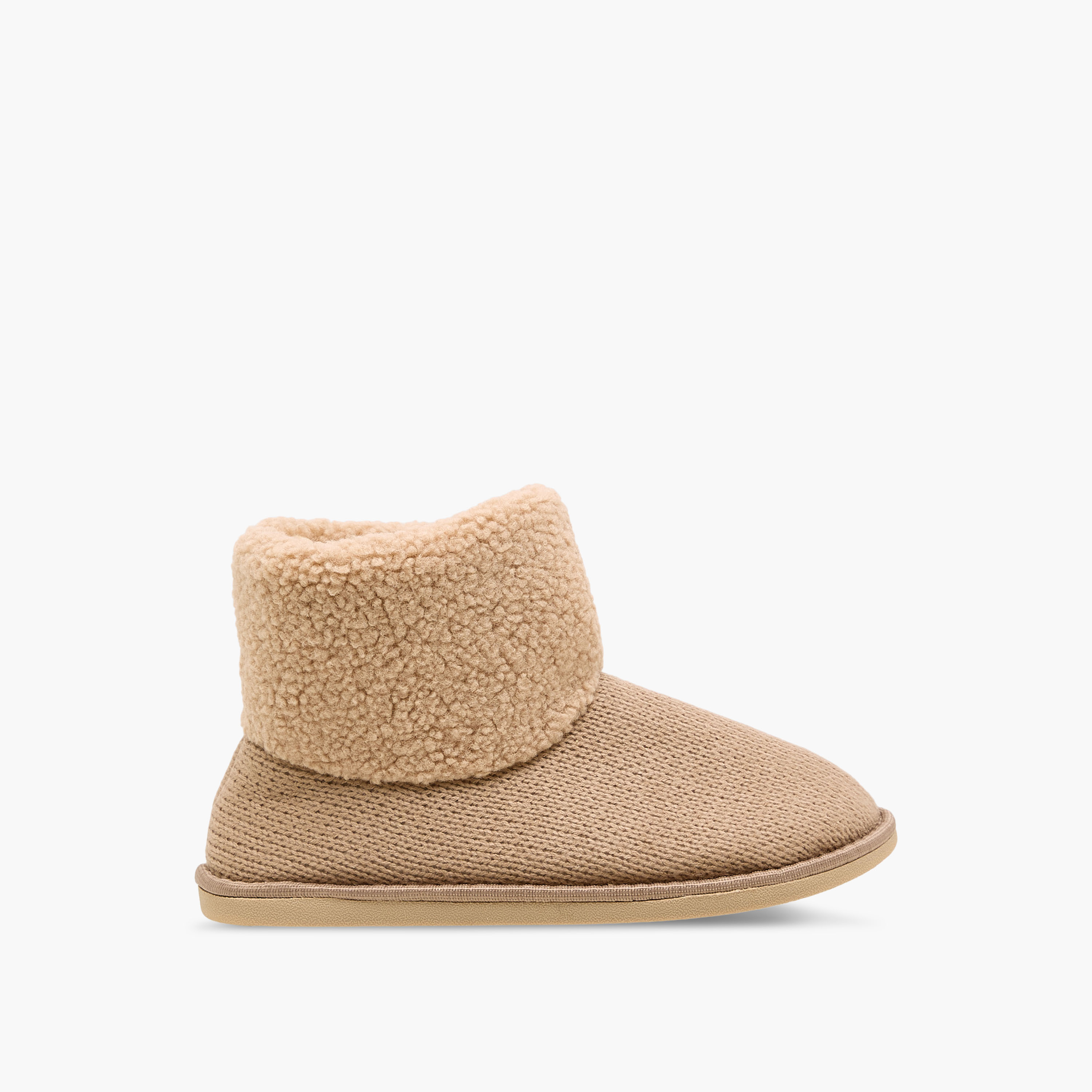 Le Confort Women Sherpa Detail Slipper Boots-women-shoes-boots-image-3
