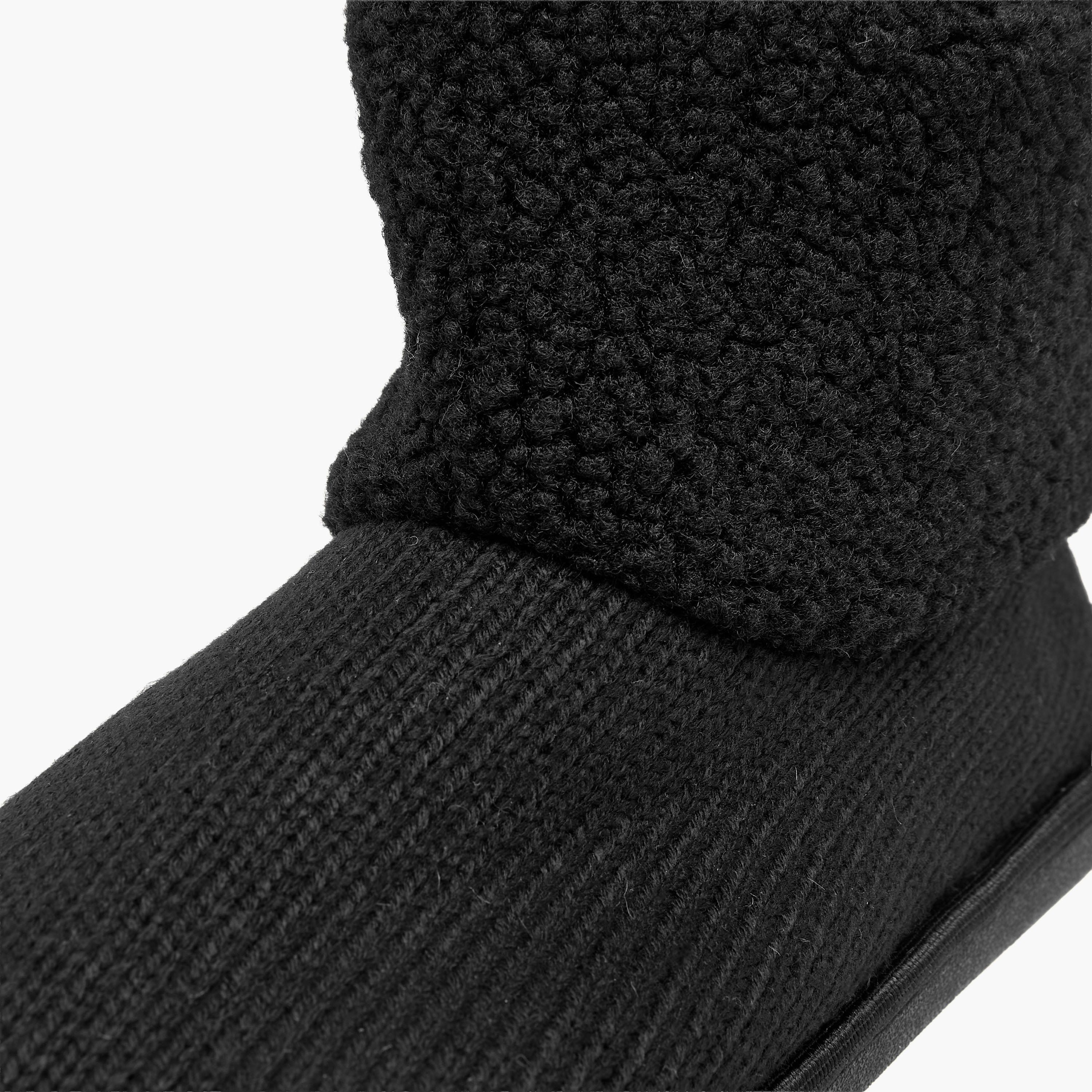 Le Confort Women Sherpa Detail Slipper Boots-women-shoes-boots-image-4