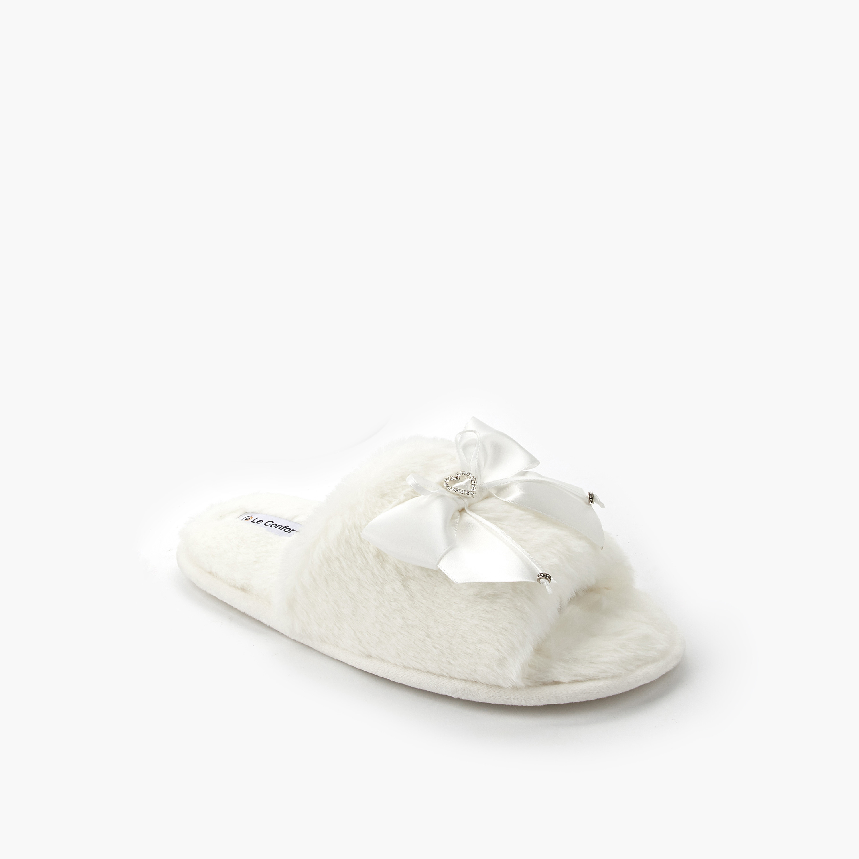 Le Confort Women Faux Fur Bedroom Slippers-women-shoes-bedroomslippers-image-3