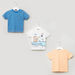 Juniors Crew Neck Printed T-shirts - Set of 3-T Shirts-thumbnail-0