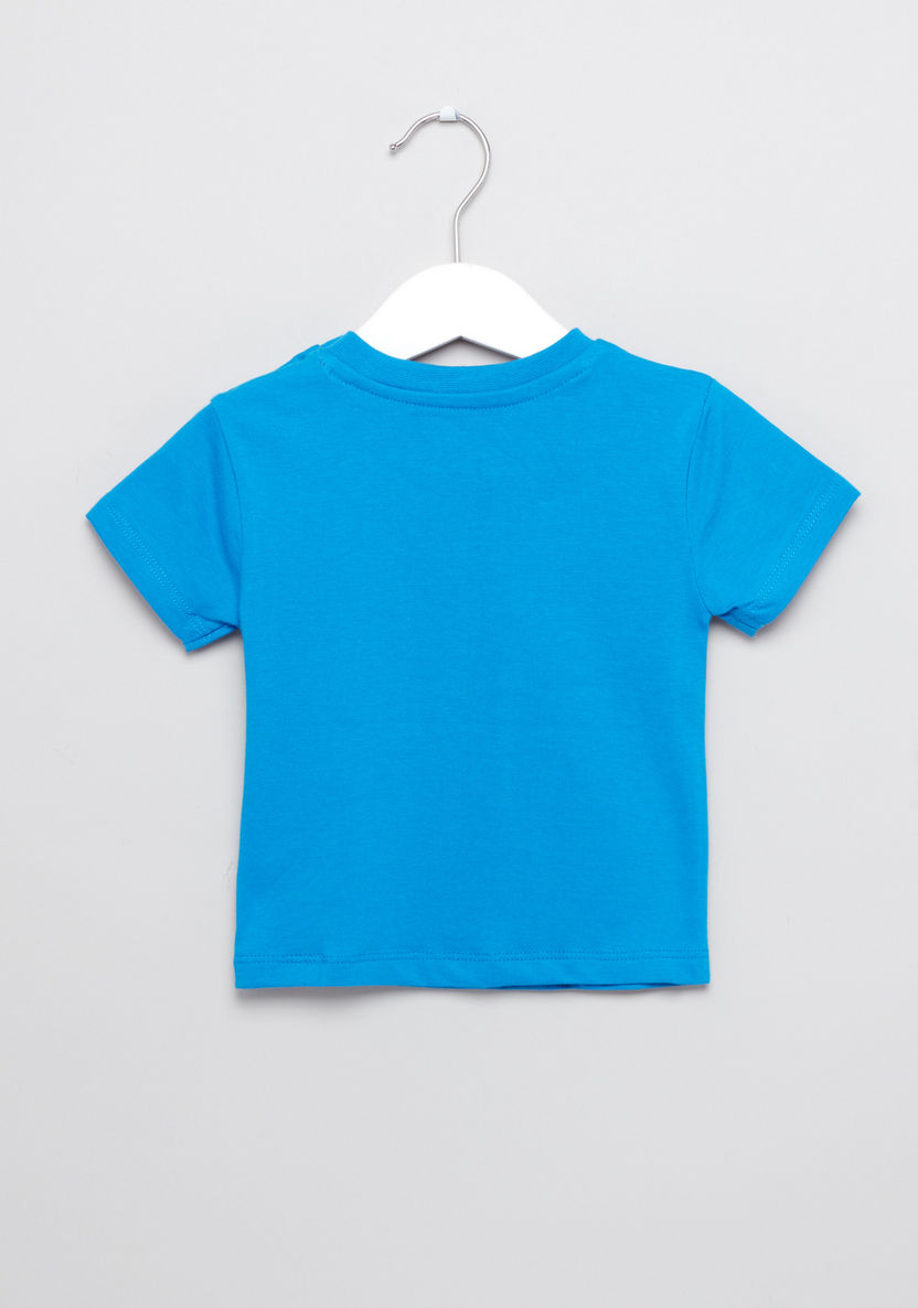 Juniors Graphic Printed Round Neck Short Sleeves T-shirt-T Shirts-image-2