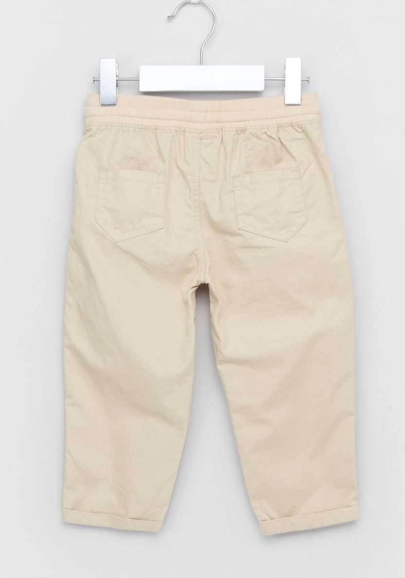 Juniors Pocket Detail Pants with Drawstring-Pants-image-2