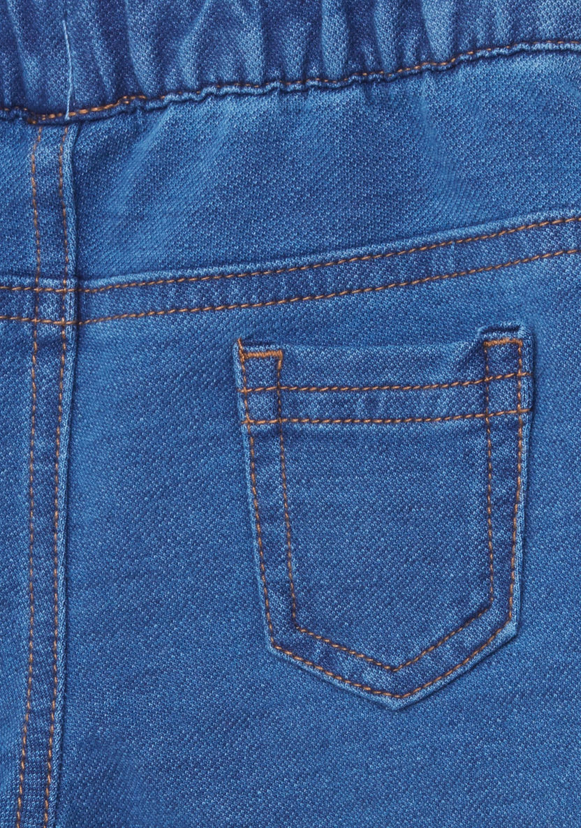 Juniors Pocket Detail Shorts-Shorts-image-3