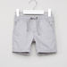 Juniors Flat-Front Woven Shorts with Elasticated Drawstring Waist-Shorts-thumbnail-0