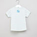Juniors Striped Short Sleeves T-shirt-T Shirts-thumbnail-2