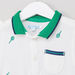 Juniors Printed Polo Neck Short Sleeves T-shirt-T Shirts-thumbnail-1