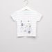 Juniors Embroidered Round Neck T-shirt-T Shirts-thumbnail-0