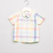 Juniors Chequered Short Sleeves Shirt-Shirts-thumbnail-0
