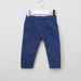 Juniors Applique Detail Pants with Button Closure-Pants-thumbnail-2