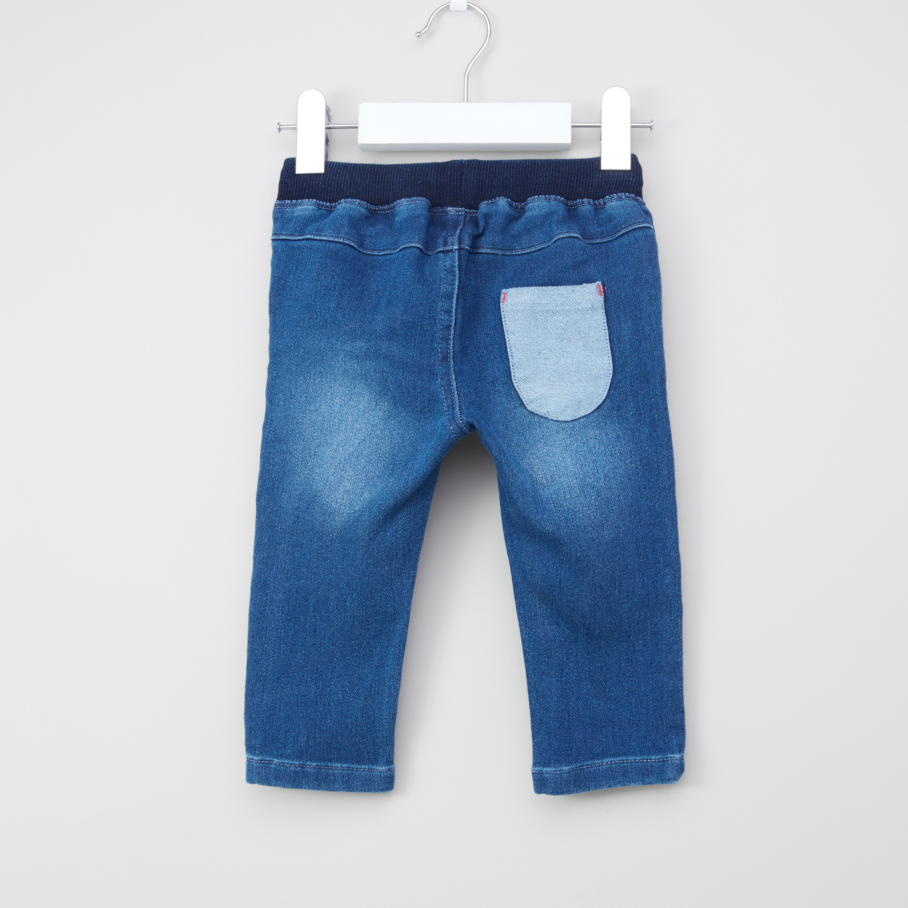 Juniors Embroidered Jeggings with Drawstring and Pocket Detail-baby-boys-clothing-bottoms-trousers-image-3