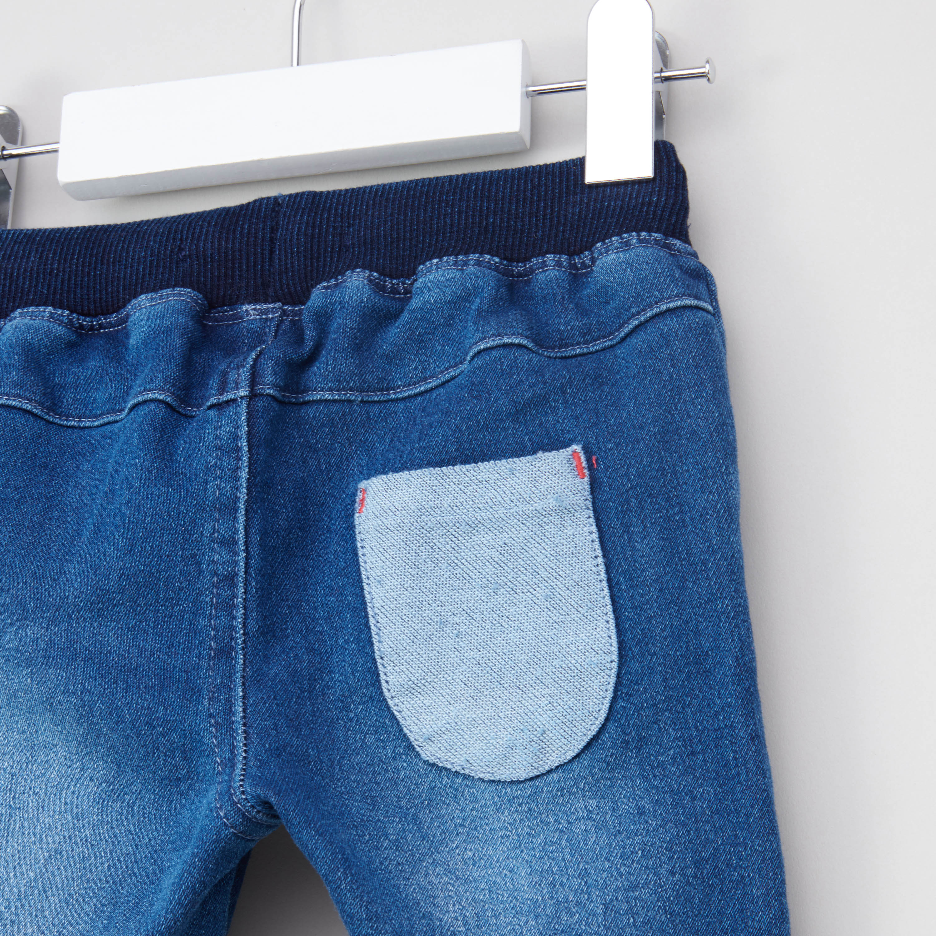 Juniors Embroidered Jeggings with Drawstring and Pocket Detail-baby-boys-clothing-bottoms-trousers-image-4