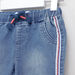 Juniors Denim Shorts with Drawstring-Shorts-thumbnail-1