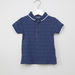 Juniors Striped Polo Neck T-shirt-T Shirts-thumbnail-0