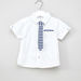قميص سادة بأكمام قصيرة مع ربطة عنق مخططة من جونيورز-%D9%82%D9%85%D8%B5%D8%A7%D9%86-thumbnail-0