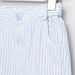 Juniors Striped 4-Pocket Woven Shorts with Button Closure-Shorts-thumbnail-1
