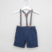 Juniors Suspender Shorts with Side Pockets-Shorts-thumbnail-0