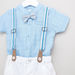Juniors Printed Shirt and Suspender Shorts-Clothes Sets-thumbnail-1