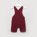 Juniors Printed Dungarees with Button Detail-Rompers%2C Dungarees and Jumpsuits-thumbnail-3