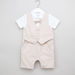 Juniors Colourblock Panelled Cotton Romper with Bow Detail-Rompers%2C Dungarees and Jumpsuits-thumbnail-0