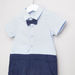 Juniors Bow Detail Romper with Short Sleeves-Rompers%2C Dungarees and Jumpsuits-thumbnail-1